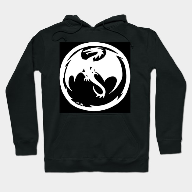 White Dragon Hoodie by SteamyR